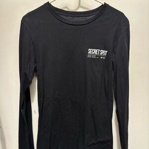 Men's Long Sleeve Tee - Black